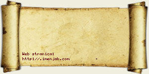 Neda Pejaković vizit kartica